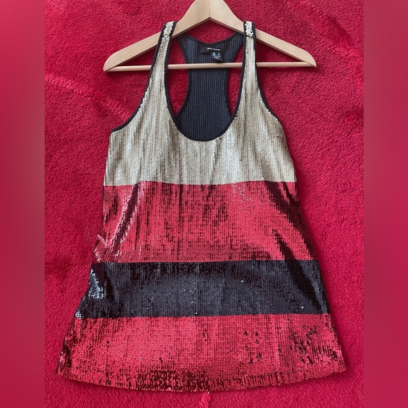 DKNY Jeans sequinned top, size S - Picture 5 of 5